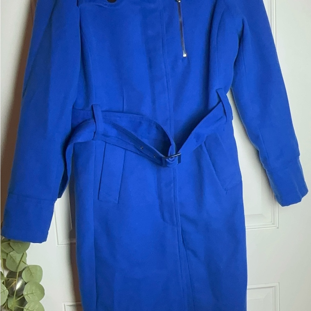 Worthington Blue Belted Coat